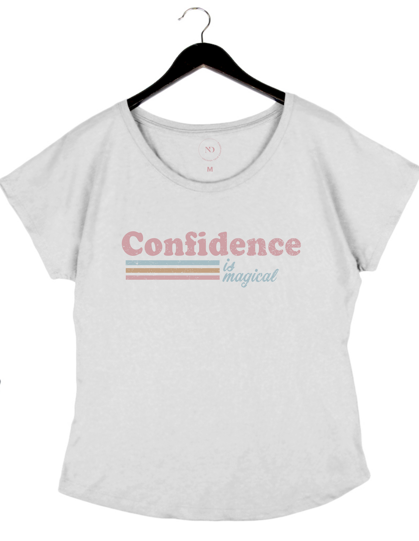 PRESALE - Confidence is Magical - Women's Dolman - White