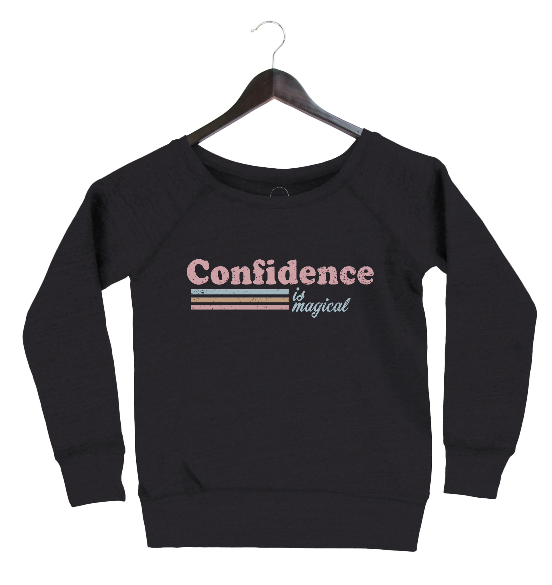 PRESALE - Confidence is Magical - Women's Fleece Slouchy - Black